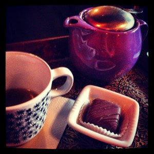Aromatherapy tea & Truffle