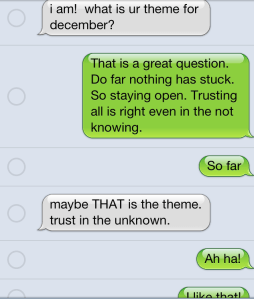 Could this be the lesson for December?