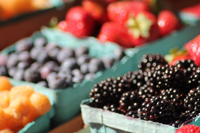 Berries at the Farmers Market