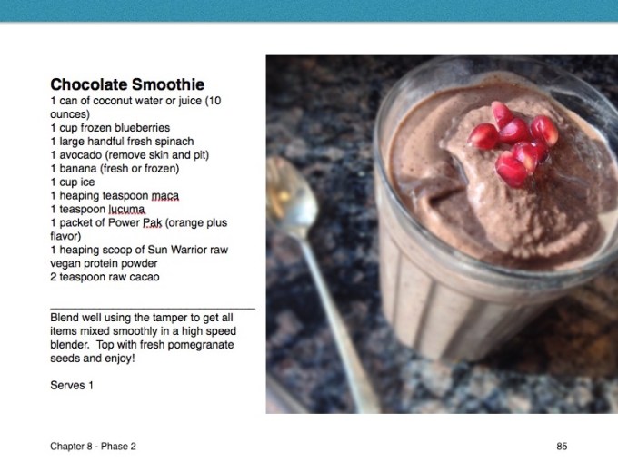 Raw Cleansing Chocolate Smoothie Recipe A