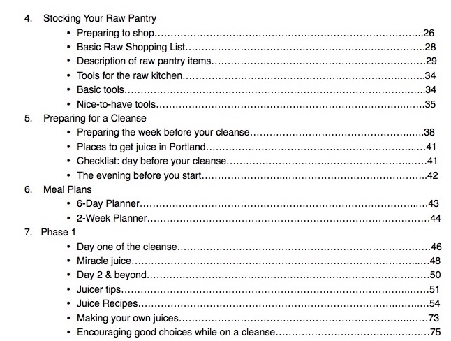 Raw Cleansing TOC 2B