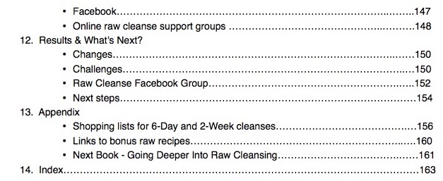 Raw Cleansing TOC 4B